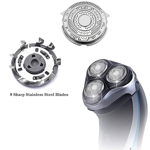 Miniatura 6 de HQ9 - Cuchillas de repuesto para Philips Electric Shaver Head Razor HQ9 HQ9070 HQ9080 HQ82408260 PT920 8140XL 8150XL 8160XL 8170XL, paquete de 3