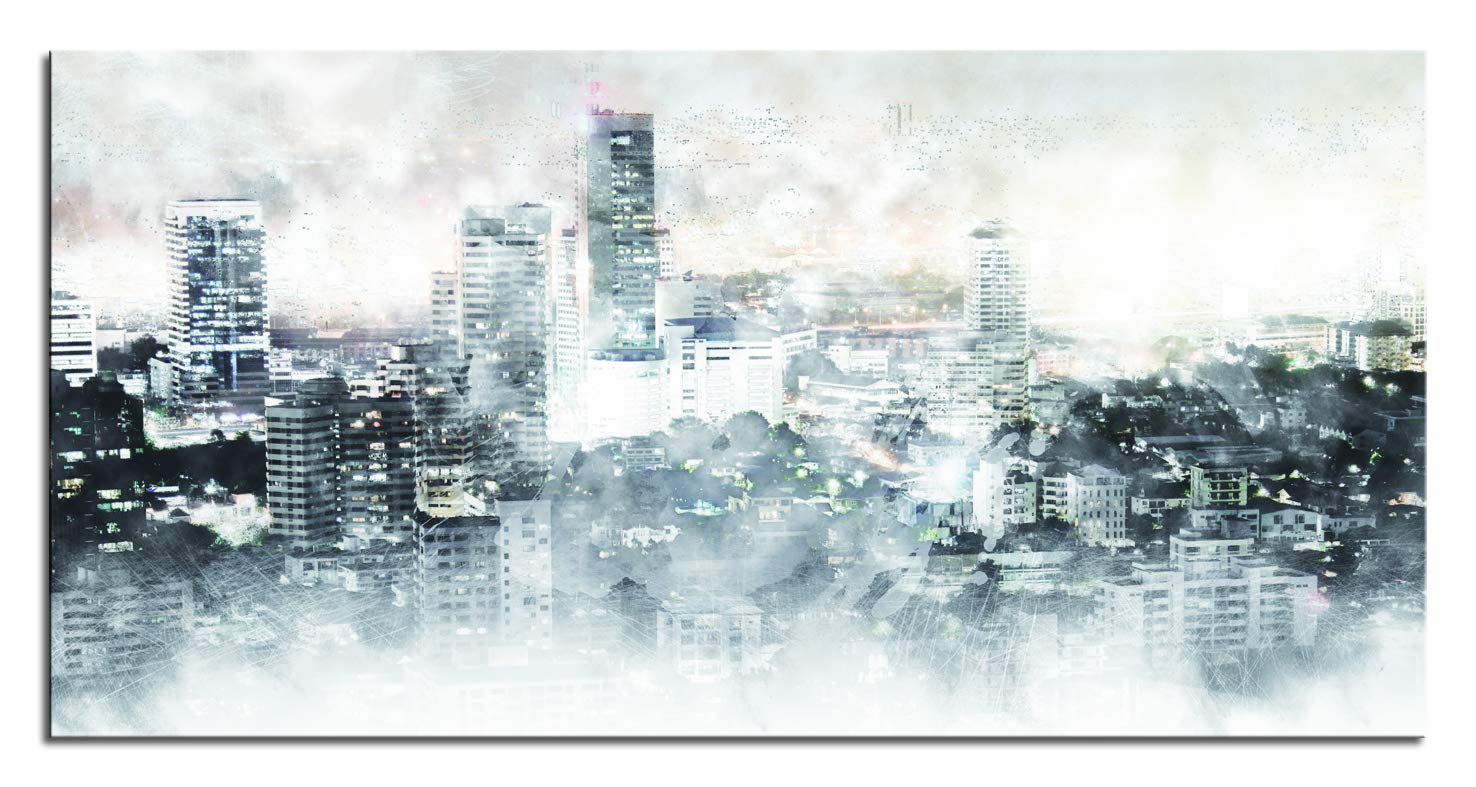 Panel decorativo moderno Pintdecor de 80x40 cm en varios colores para decoración interior