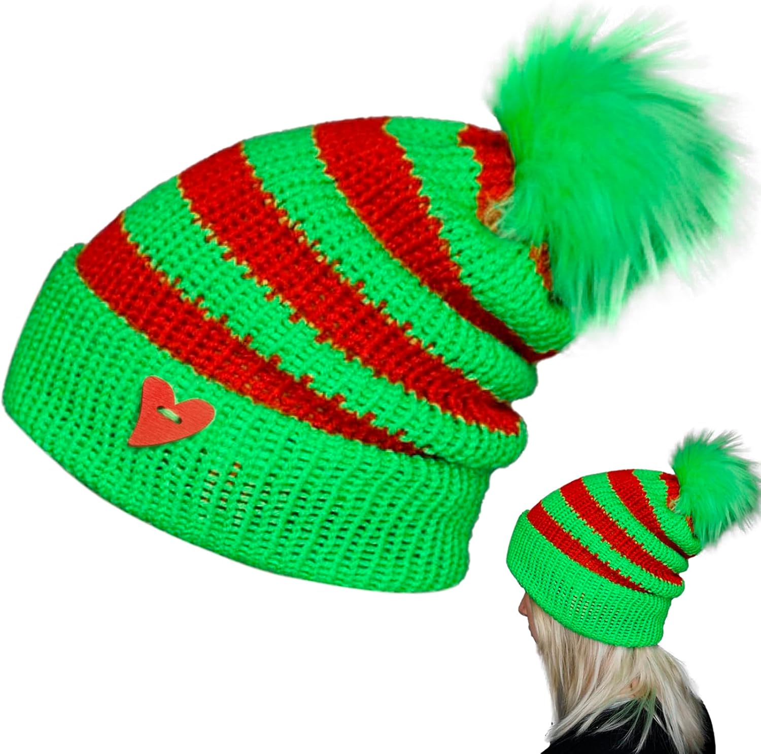 Knitted Santa Beanie Hat Christmas Knit Hat for Baby Kids Winter Warmer Knitted Santa Beanie Hat Christmas Knit Hat for Baby Kids Winter Warmer
