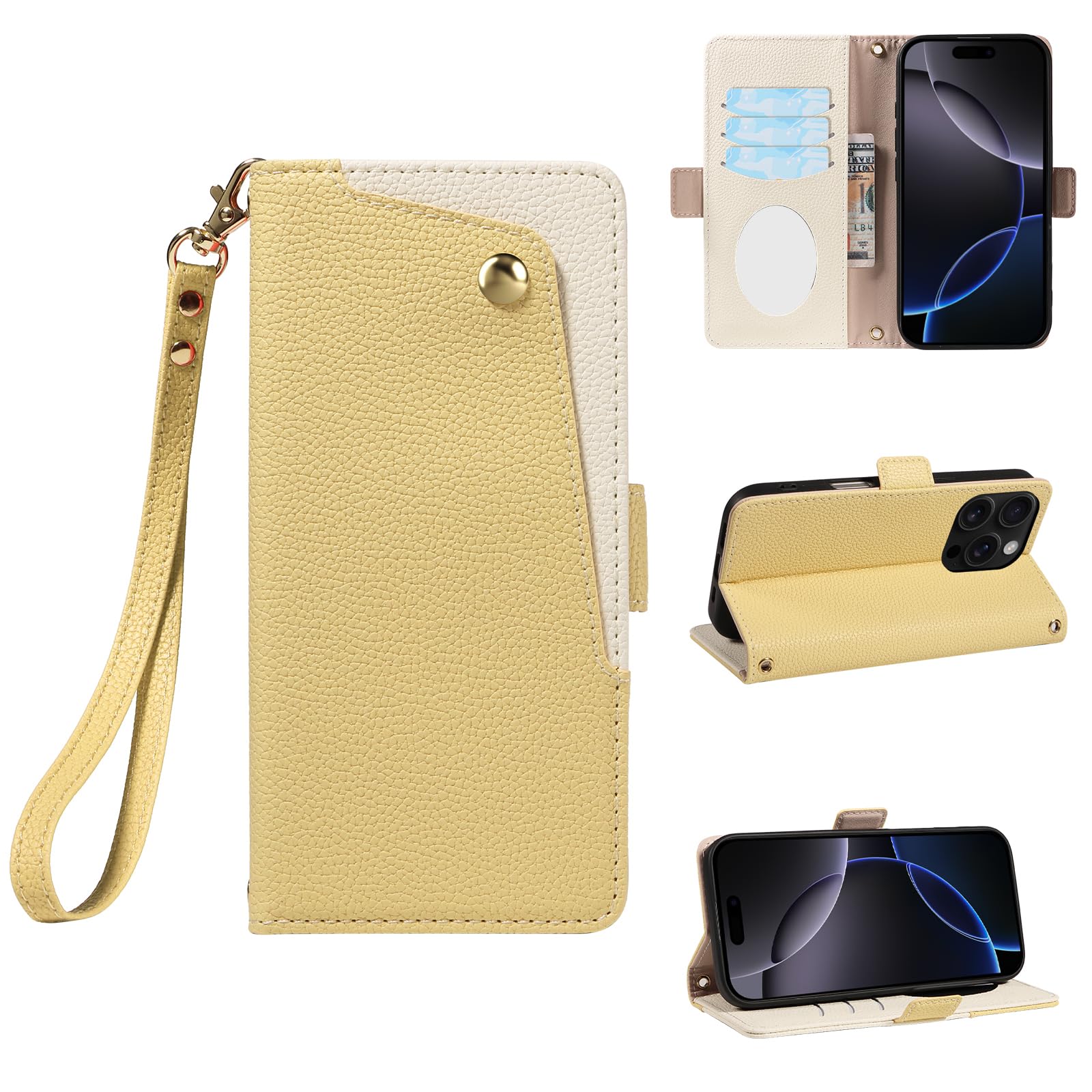 Amazon.co.jp: HAOFUGUI 対応 Huawei P40 Pro 手帳型 財布型ケース｜PU