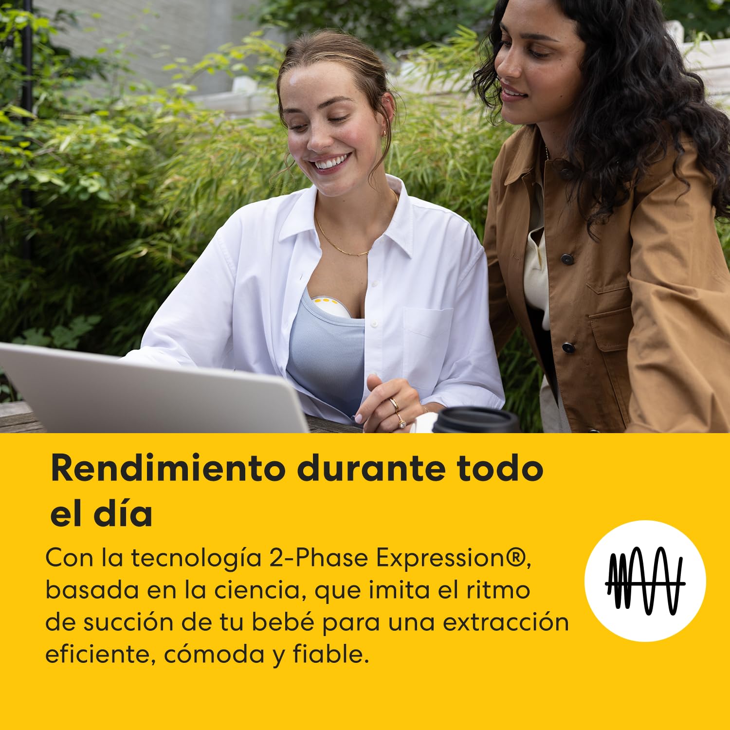 Medela Swing Flex - Sacaleches eléctrico, diseño compacto, con protectores mamarios PersonalFit Flex y tecnología Medela de extracción en 2 fases, Amarillo (101034985)