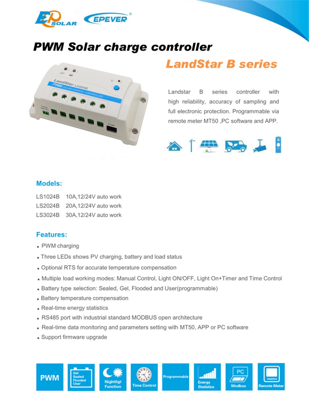 Landstar Solar Charge controller