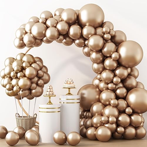 Miniatura 29 de Rubfac - Globos morados, 129 unidades, diferentes tamaños, 18, 12, 10 y 5 pulgadas para arco de guirnalda, látex, decoración de fiesta, cumpleaños