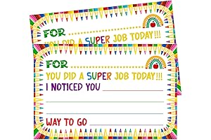Teacher Notes To Parents: 50 Positive Message Cards for Students