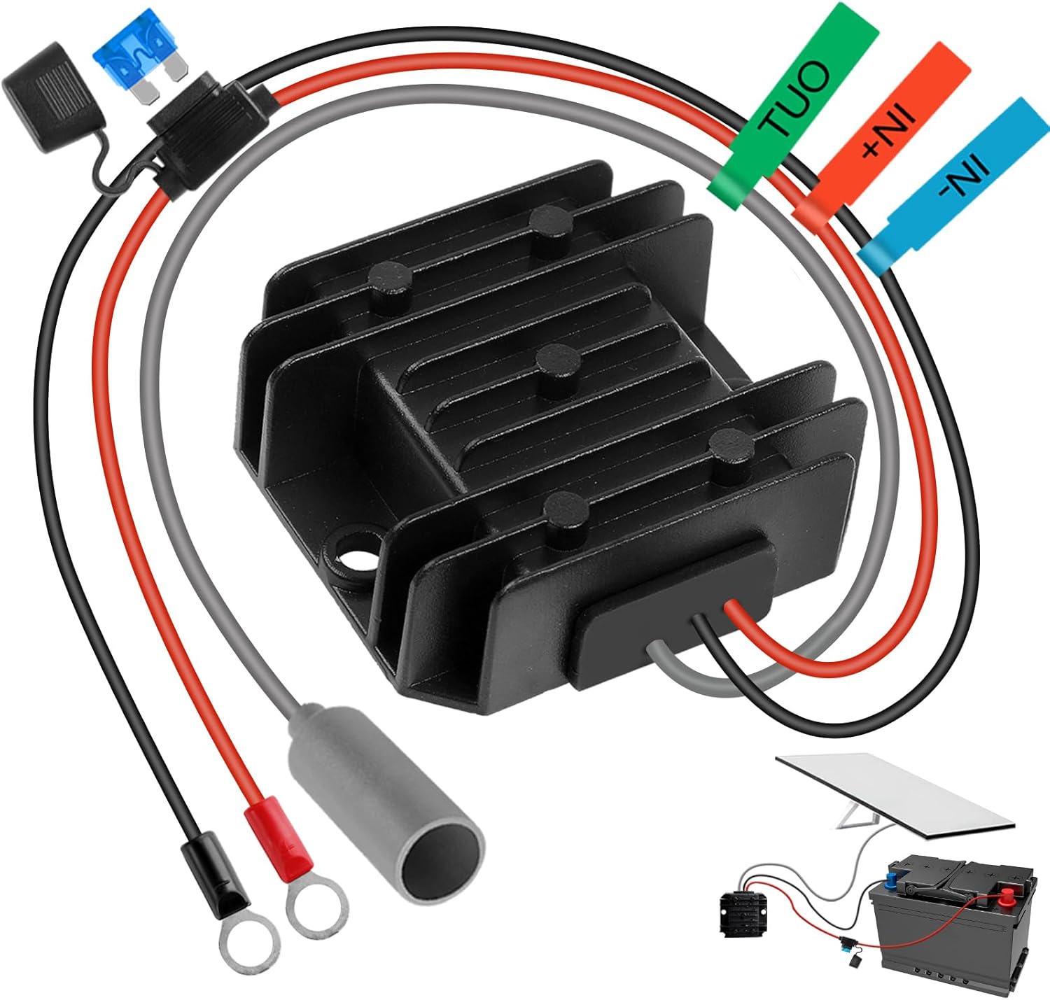 Starlink Mini 12V Adapter, Starlink-Mini Power Supply, 9-28V Step Up to 30V 3.5A Starlink Mini 12V Power Supply with DC Female Power Cord, in Truck, RV, Marine & Off-Grid Use
