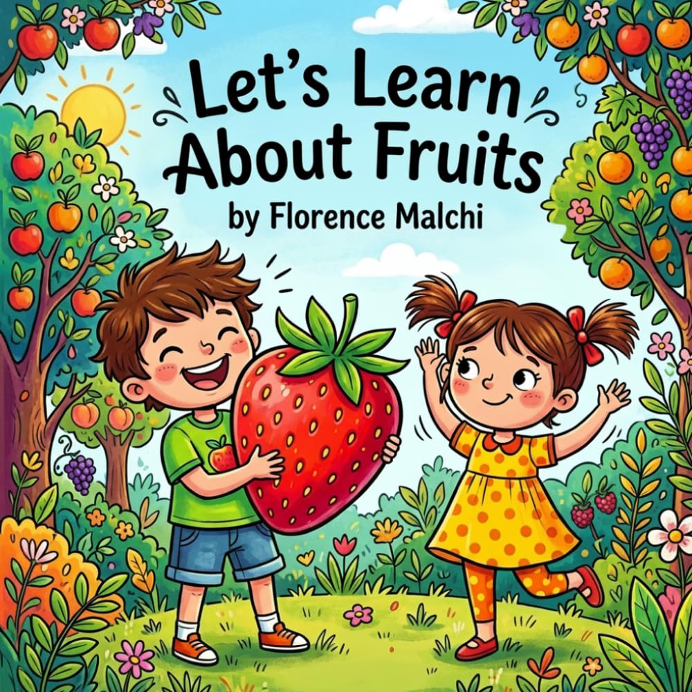 Let's Learn About Fruits: An Interactive and Educational Book for Toddlers and Preschoolers to Discover Healthy Foods, Colors, and Fun Facts