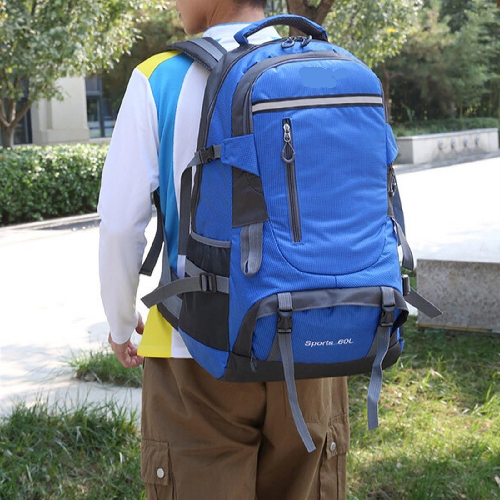 Outdoorowy Sportowy Plecak 60L Plecak Kempingowy Lekki Trekking Turystyczny Dla Mężczyzn I Kobiet Torba Na Zewnątrz Narciarstwa