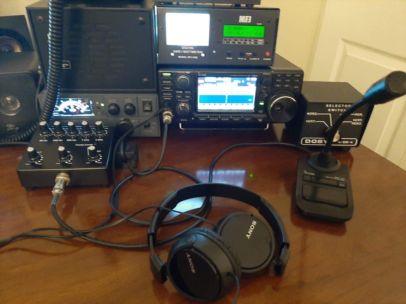 Sony MDR-ZX110 in use for radio monitoring