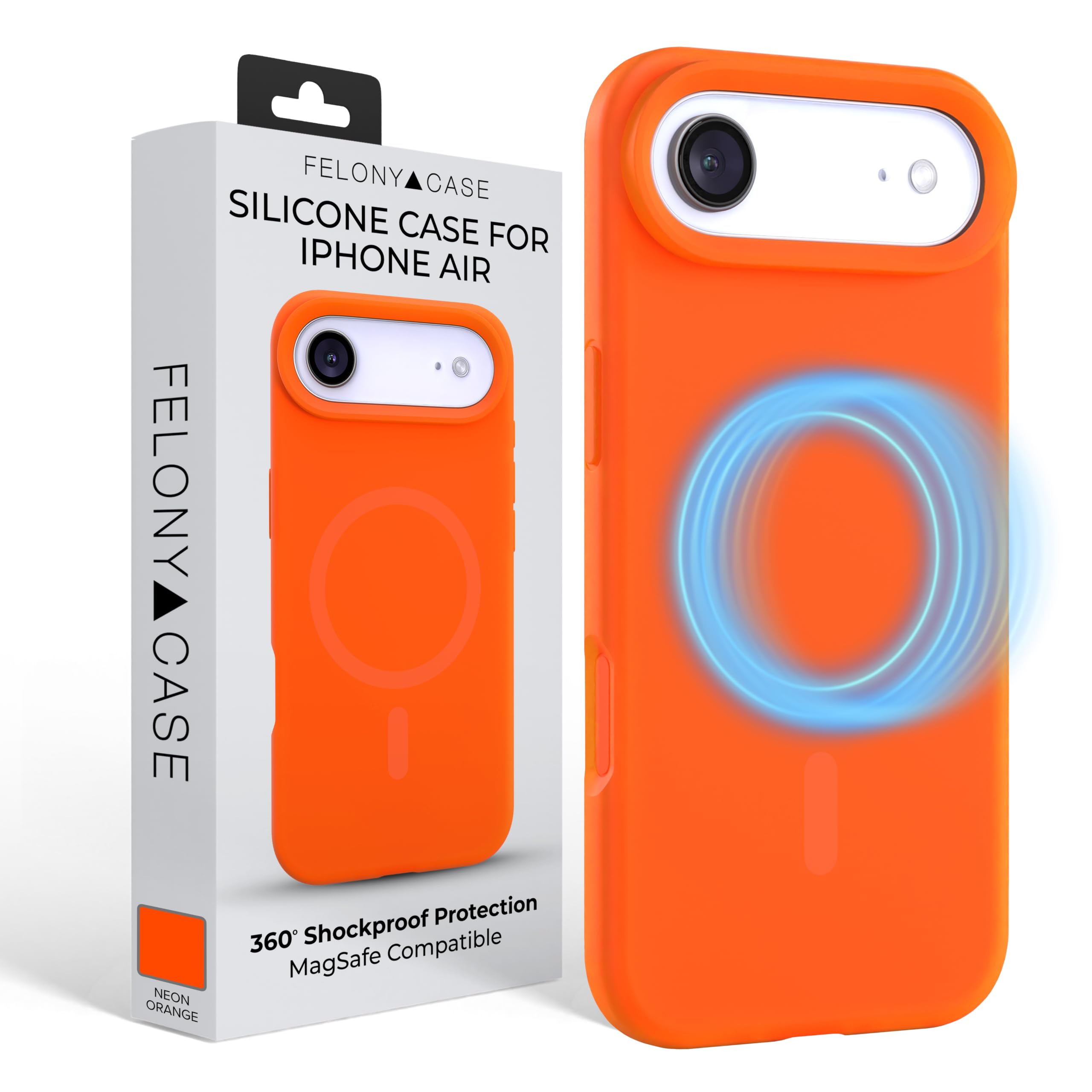 Amazon.co.jp: FELONY CASE iPhone Air用 MagSafe 耐衝撃 シリコン