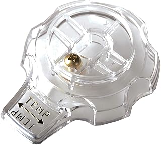 Avalon Temperature Control Handle for Mixet Tub and Shower Faucets Replacement Kit, Temperature Control Knob, Durable Material, Easy Installation, Clear Acrylic