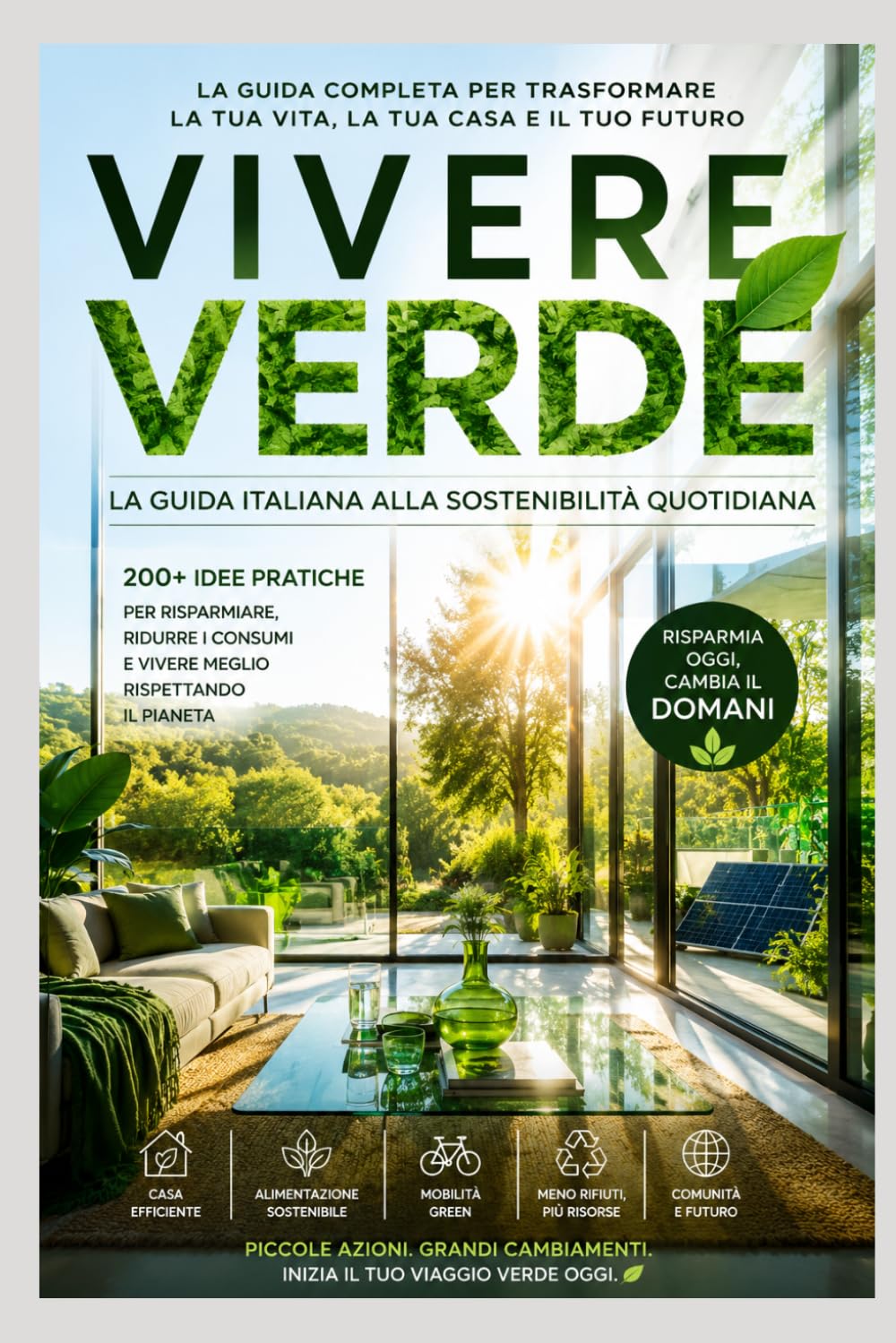 VIVERE VERDE La guida pratica alla sostenibilità per gli italiani: Come ridurre l'impatto ambientale, risparmiare e vivere meglio ogni giorno in Italia