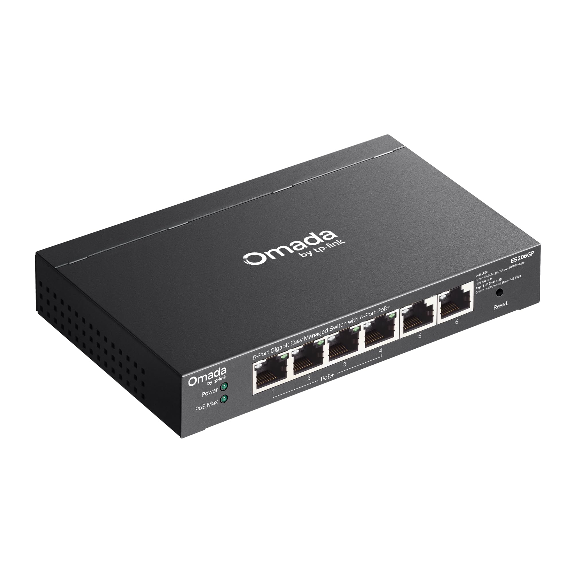 Omada Commutateur Gigabit facile à gérer 6 ports avec 4 ports PoE+