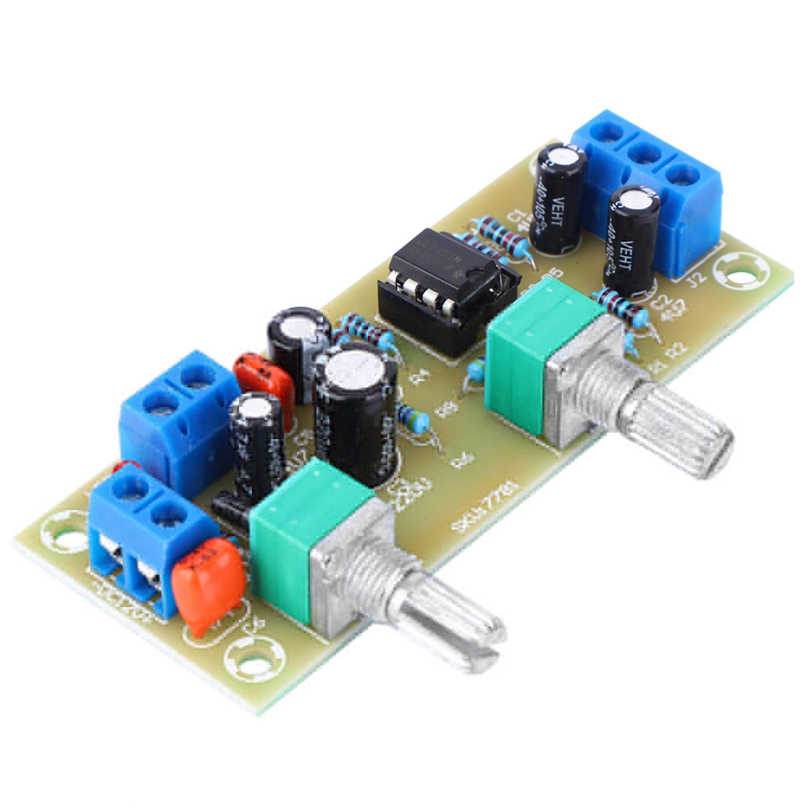 Subwoofer Volume Control, Convenient Fiberglass Board, Low-Pass NE5532 Anti-Interference for Monitoring Power State Board Module Preamp Board LED Indicators-image-16