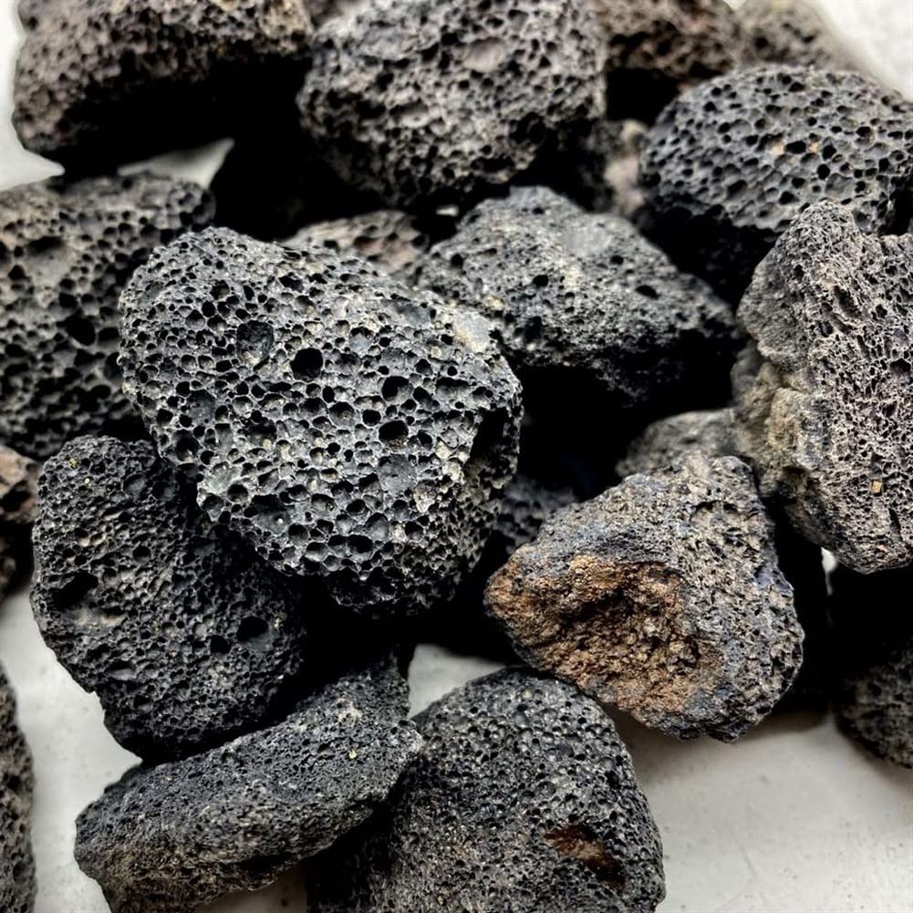 Dekoracja domu, 50g/paczka naturalna porowata skała wulkaniczna oryginalny kamień geoda aromaterapia dyfuzor olejków eterycznych akwarium doniczka prezenty do dekoracji wnętrz