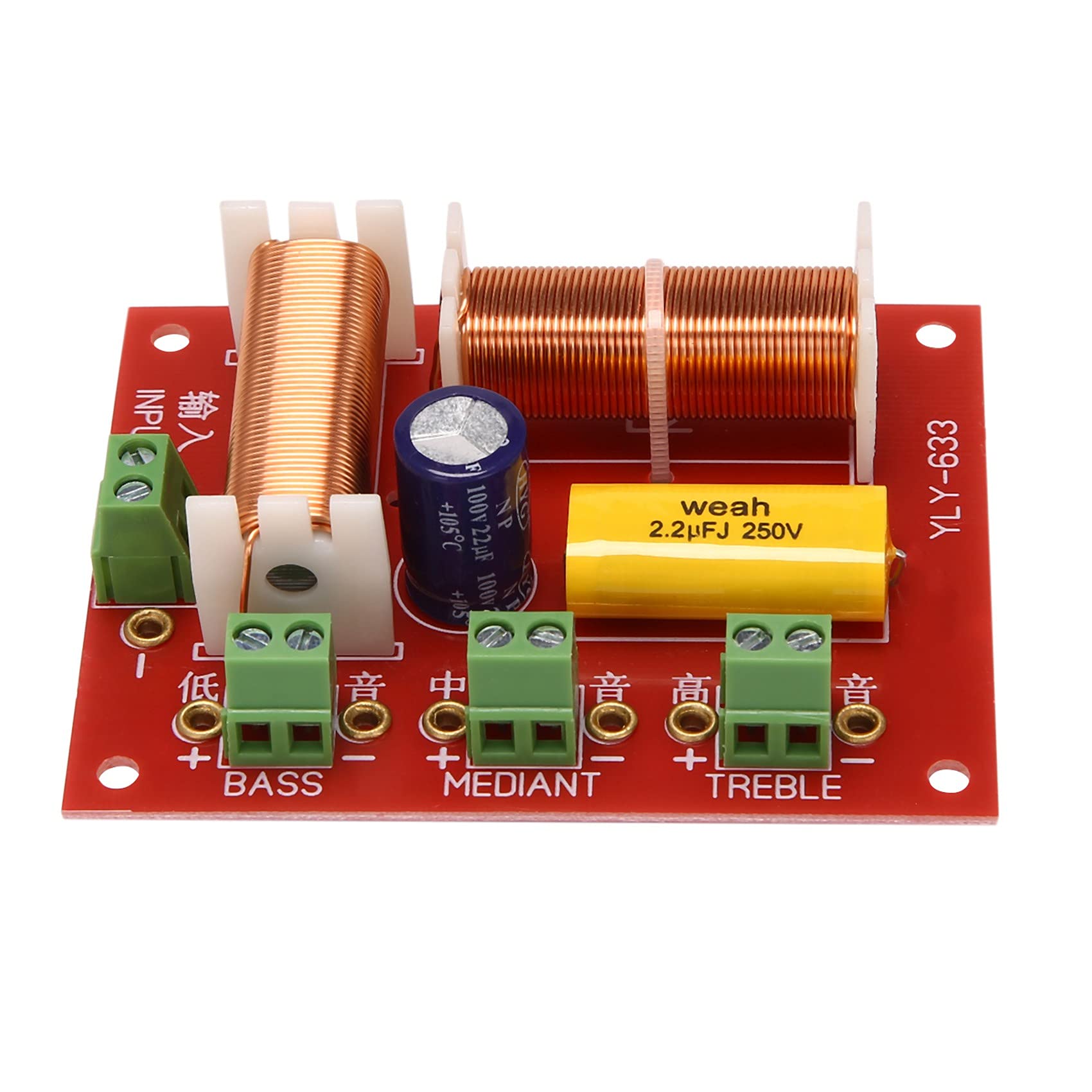 Woofer 20cm Crossover Audio 150W 2PZ - Filtro Divisore Frequenza Per Altoparlanti Subwoofer, Midrange E Tweeter Crossover 3 Vie - Foto 10