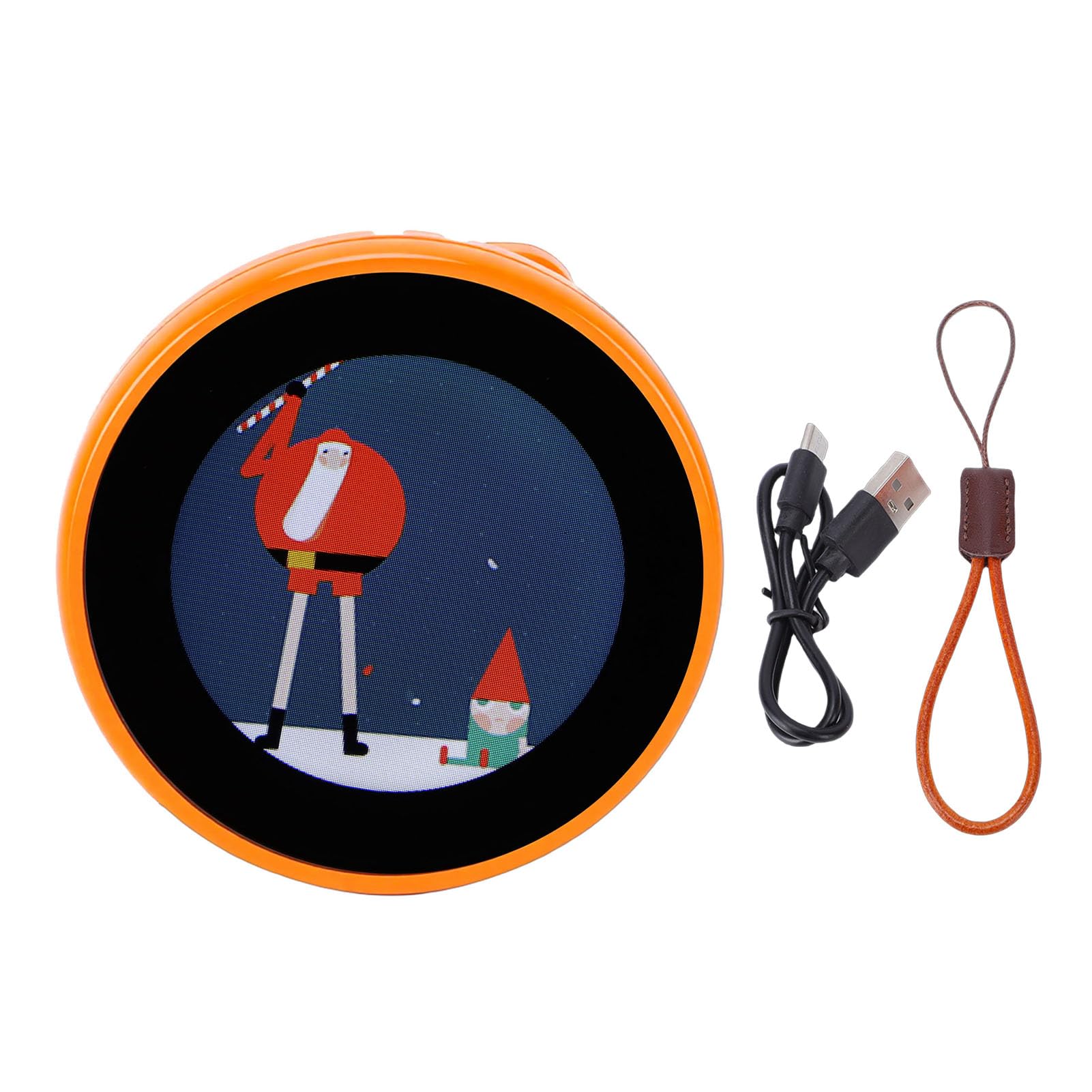 Fanale Posteriore per Bici, Schermo HD da 1,9 Pollici Display Dinamico a Bulbo Oculare Luce per Ebike, Fanale Posteriore per Moto con WiFi Connessione Rapida Supporto GIF per Bici Ebike