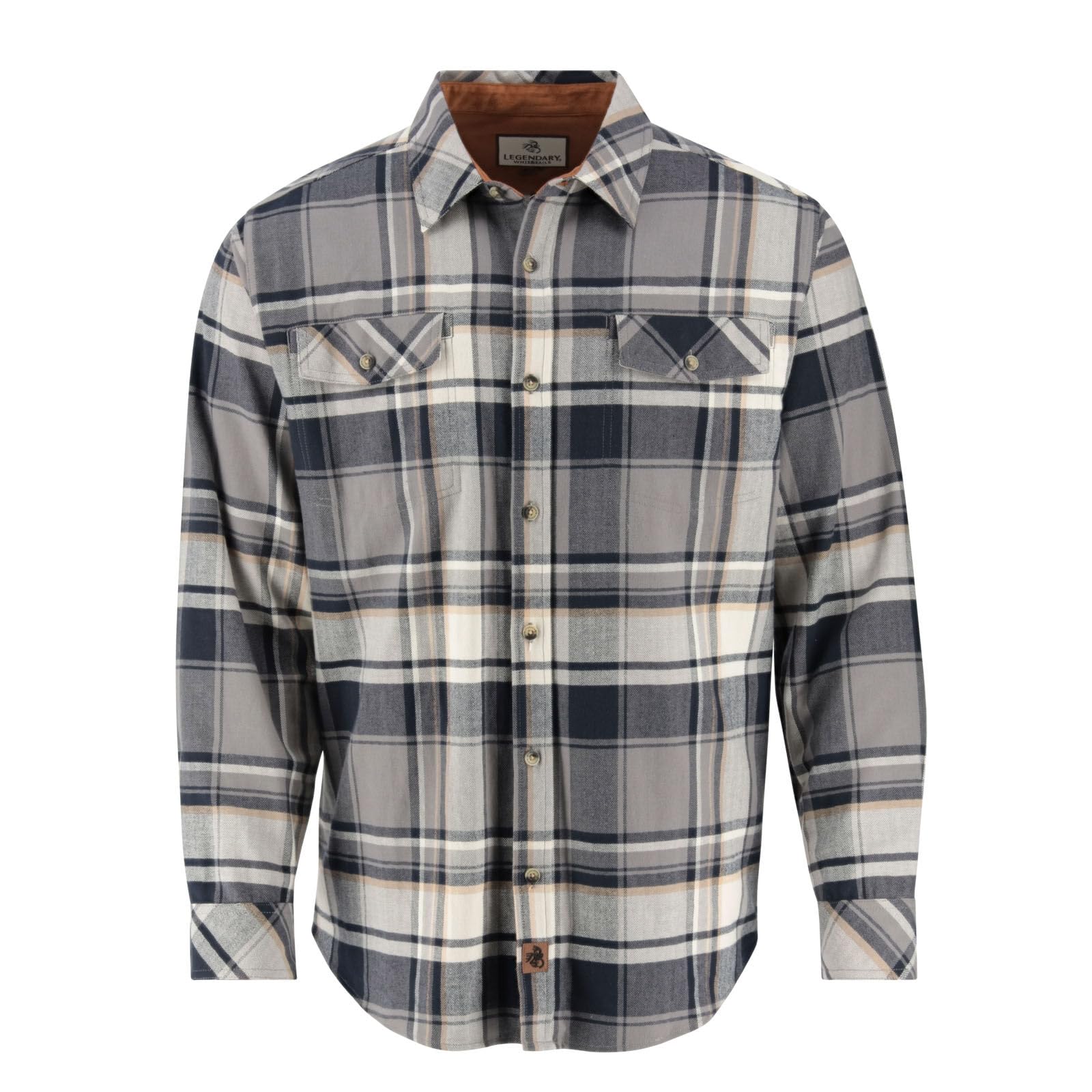 Legendary Whitetails Men's Legendary Flannel Shirt, Horizon Trapper Plaid, XL