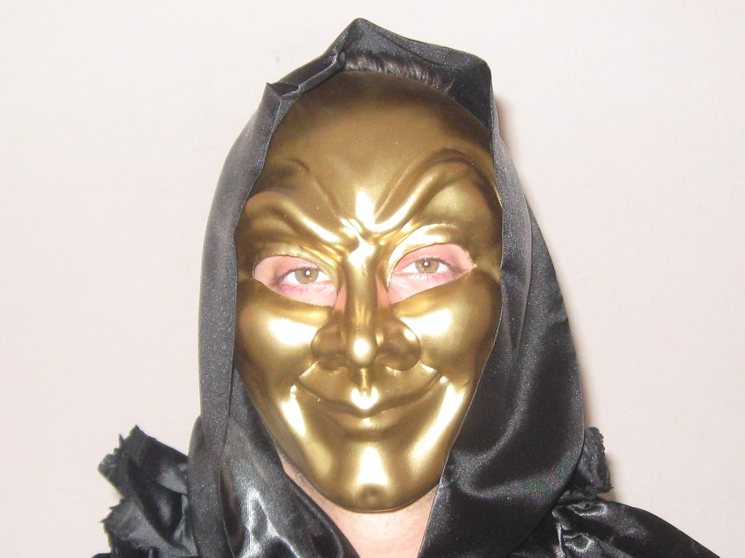 Custom Gold Joker Venetian Masquerade Party Mask Made In Italy