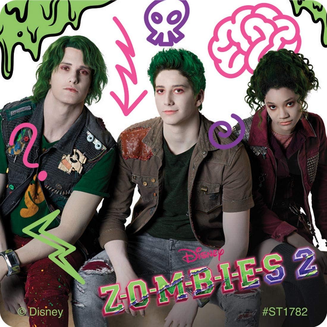 Disney Zombies 2 Stickers Toys 100 Per Pack Arts & Crafts Toys & Games