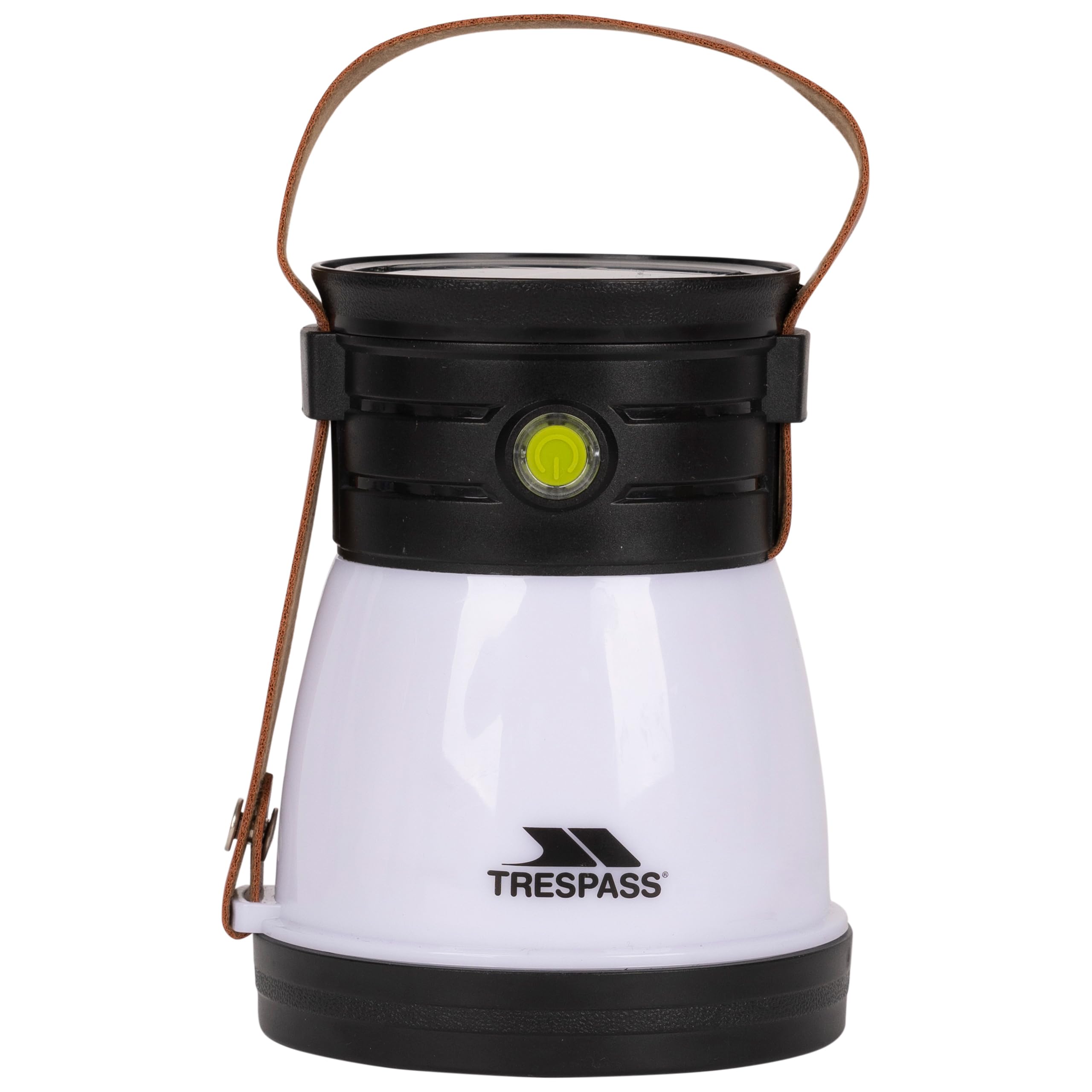 Trespass Linterna 2 en 1 Hugos - Carga solar recargable USB-C
