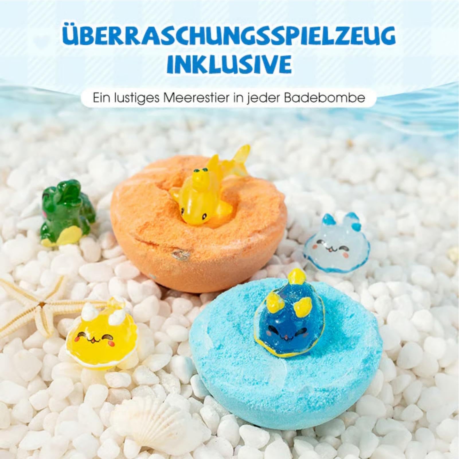 Piłka do kąpieli dla dzieci, 12 sztuk, naturalne, bezpieczne, kolorowe kule do kąpieli z zabawką niespodzianką, zestaw do zabawy w wodzie dla dzieci, dla dziewcząt, przyjaciół, wanny, ogrodu, basenu