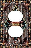 Vista 41 de Cubiertas de salida iridiscentes abstractas coloridas nubes dúplex de 1 cuadrilla, placa de cubierta de interruptor de luz arco iris, placas