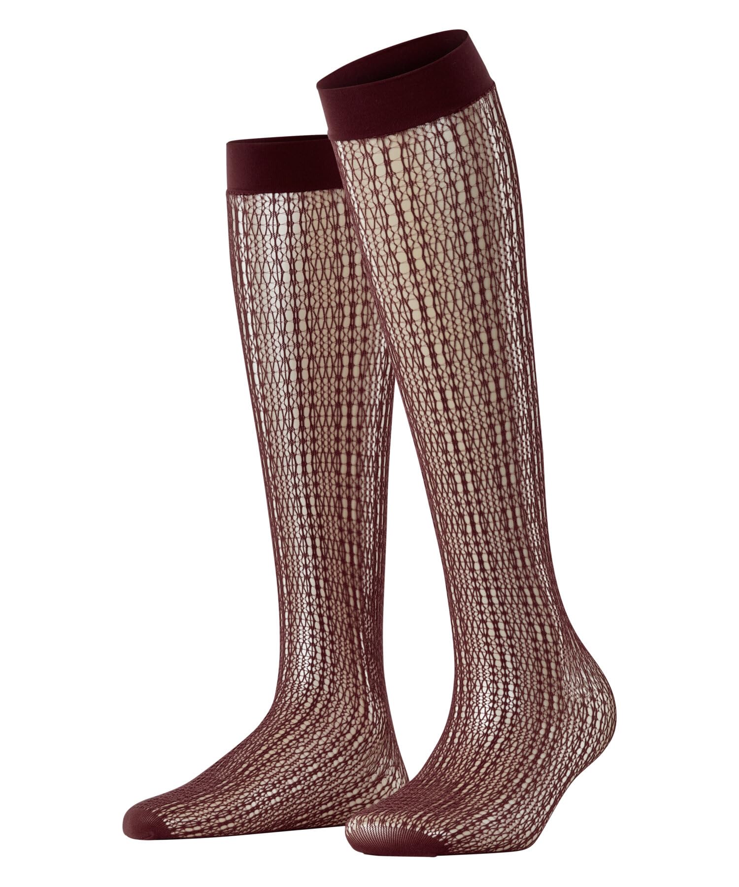 FALKE Damen Crossroads Kniestrümpfe gemustert feines weiches Material 1 Paar