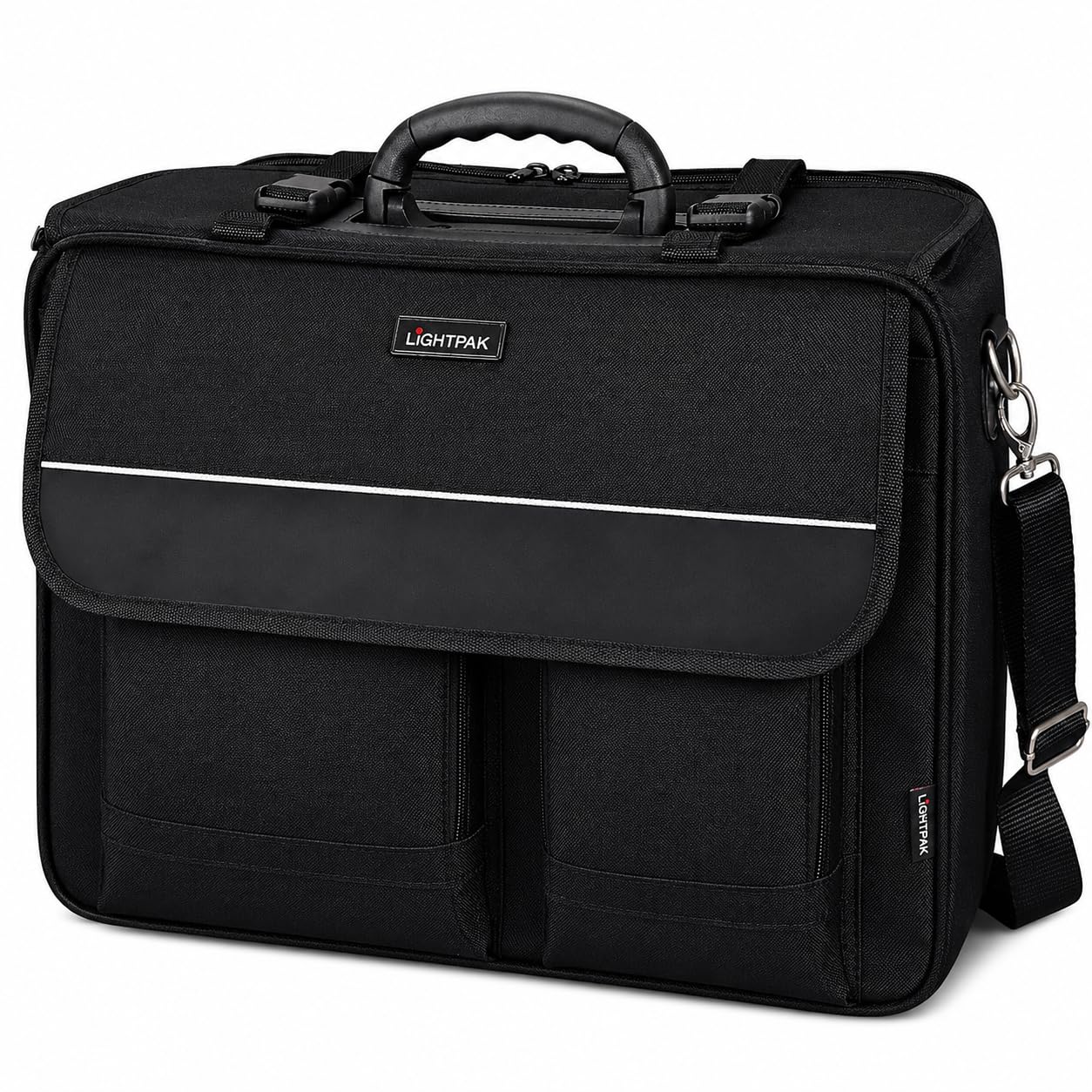 Koffer 46008 - The Flight Pilotenkoffer, aus Polyester, Schwarz 45 x 34 x 20 cm, 11,5 liters 10100194