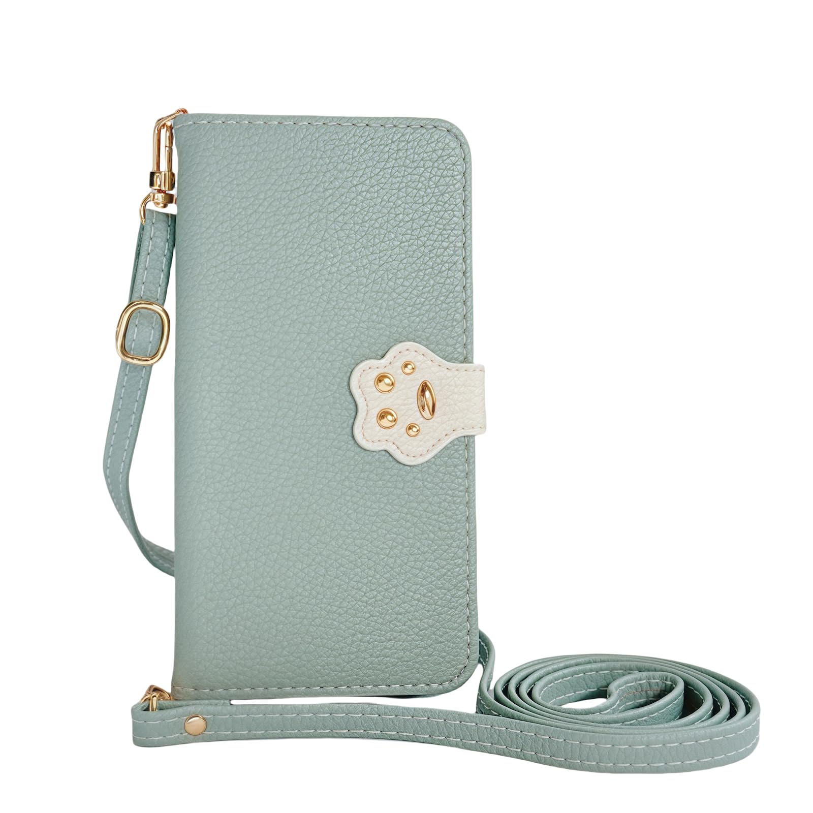 Lejanuxy Cute Cat Paw Wallet Case Compatible With IPhone 15 - View #7