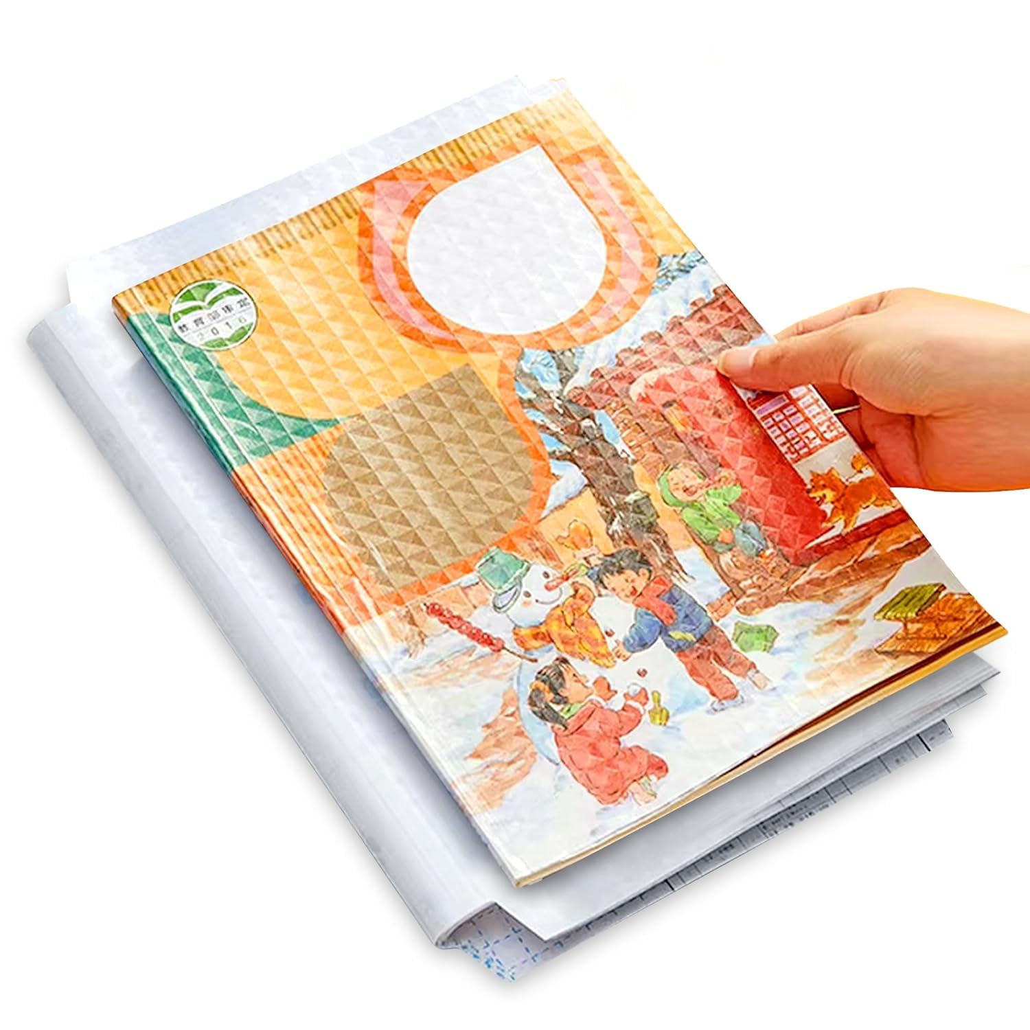 GLUN® Multicolour A4 Size Sheet, 100 Piece 10 Sheets Each Colour Printing Papers, Art & Craft Paper Sheets, Double Sided Coloured DIY Craft Smooth Finish for Home, School, Office-image-18