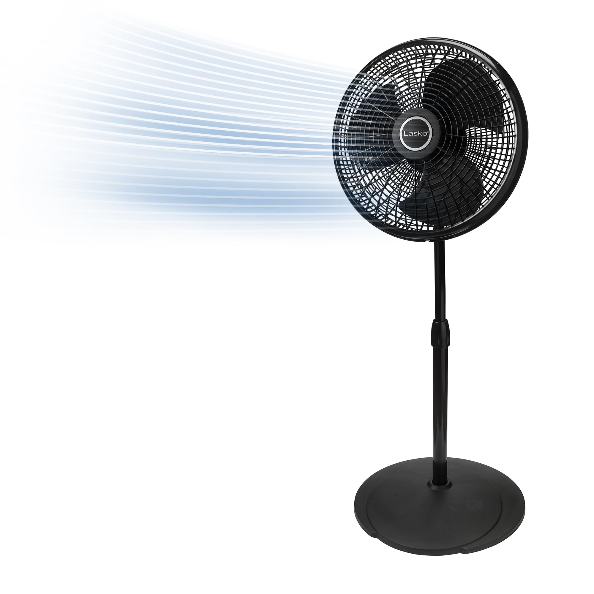 Lasko 2527 16" Performance Pedestal Fan, Black