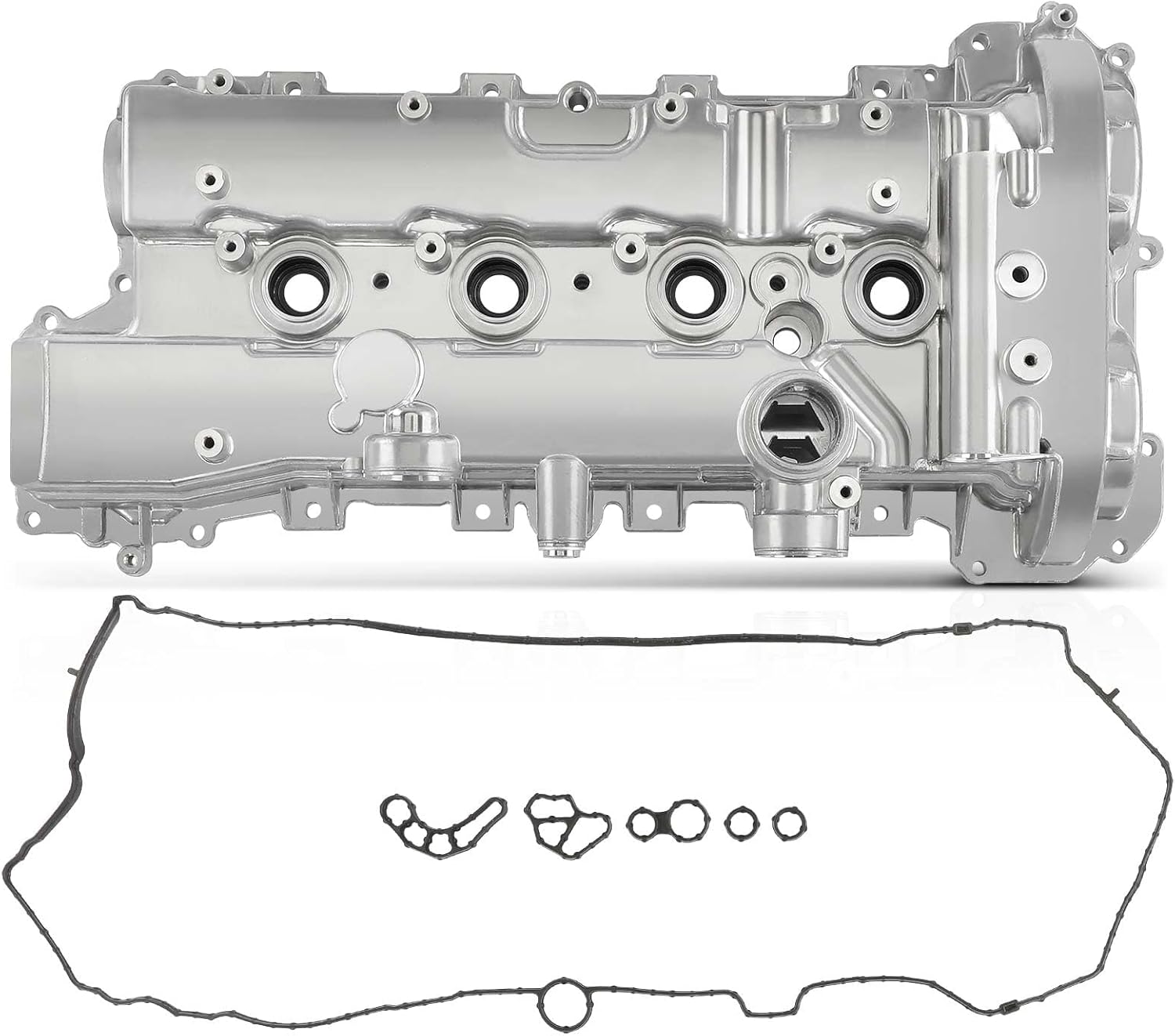 A-Premium 2.0L/2.5L Aluminum Engine Valve Cover Compatible with Chevy Malibu, Impala, Colorado, Blazer & GMC Acadia & Buick LaCrosse, Regal, Envision & GMC Canyon & Cadillac ATS