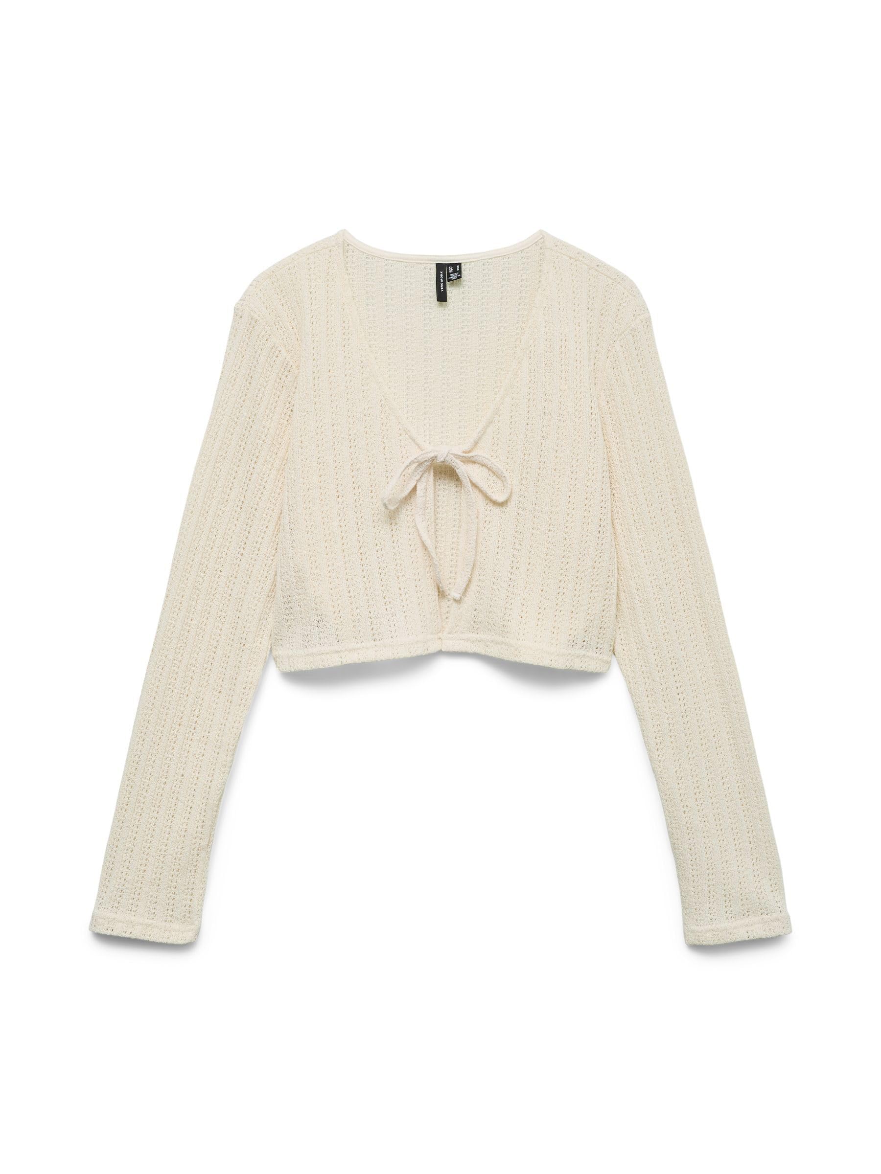 VERO Moda Vmfreja LS Crop Cardigan WVN Noos