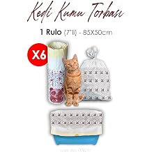 Rosie 6 Rulo Kedi Kumu Torbas , 85x50cm Boyutunda, 7' li 6 Rulo