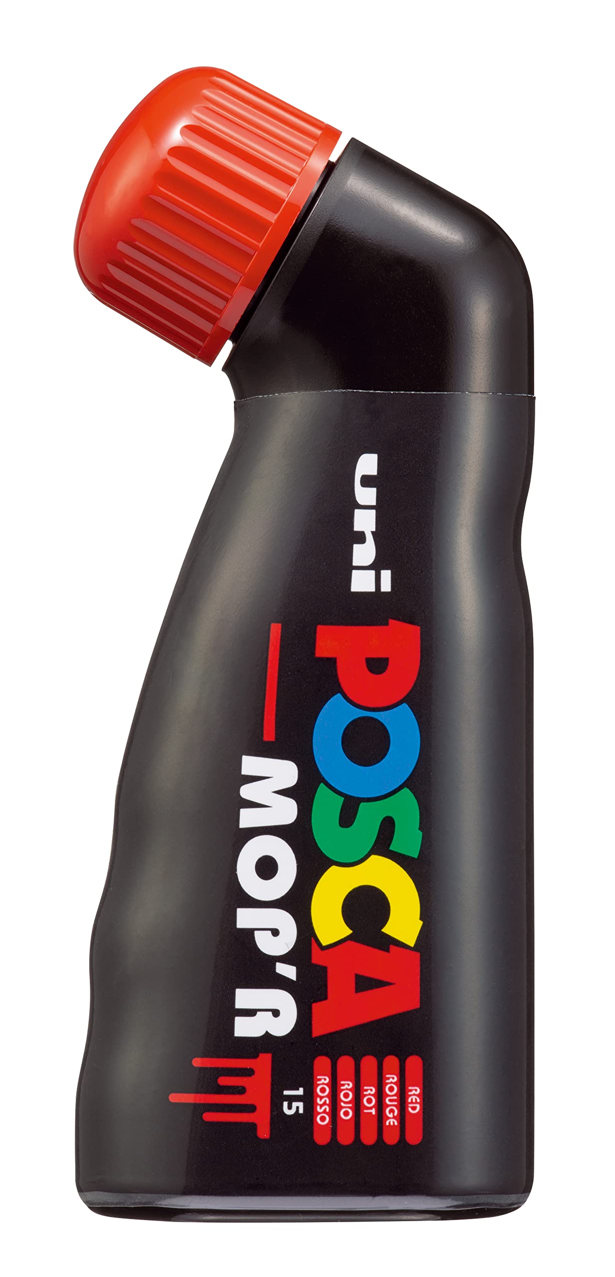 Posca PCM-22 MOP'R Round Mop Tip Acrylic Paint Marker Pens, 4 Red Colours, For All Surfaces (Pack of 4 Pens)