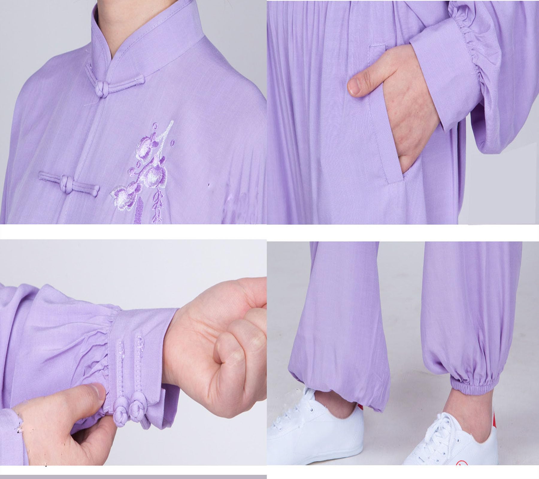 Uniforme de Tai Chi para artes marciales, ropa para mujer, uniforme de artes marciales, ropa de Kung Fu, ropa de entrenamiento de algodón, traje deportivo
