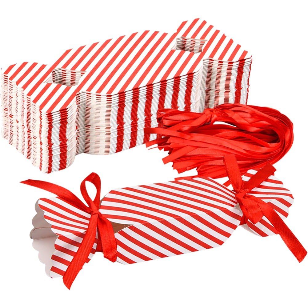 Boîtes en papier pour bonbons de Noël et biscuits au chocolat | 50u