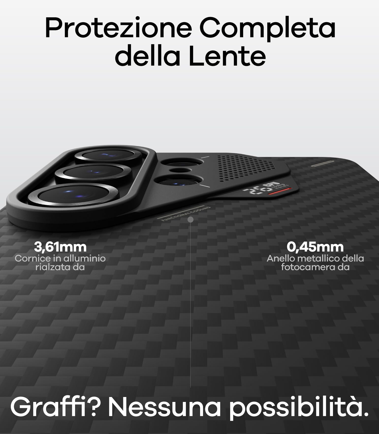 Aulumu S26 Ultra Cover per Samsung Galaxy S26 Ultra Custodia Magnetica in Fibra Aramidica, Tessuto ultrasottile 1500D, Raffreddamento passivo Custodia Samsung Galaxy S26 Ultra per MagSafe, Nero