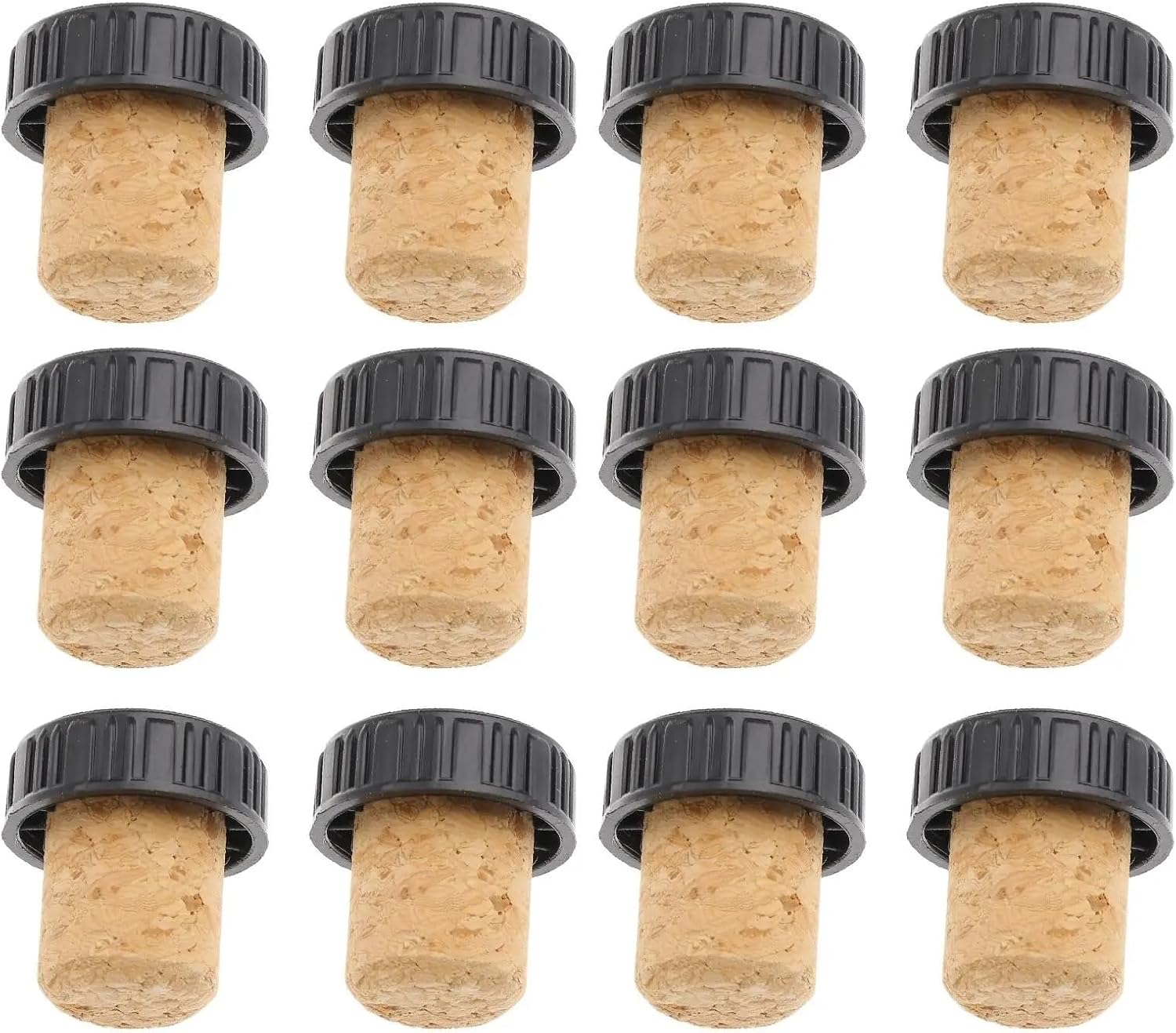 Natural Wood Wine Corks 60Pcs T Shaped Cork Stoppers Natural Sealing Plugs Glass Bottle Leak Proof Bar
