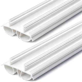 2Pcs 36" Double Bubble Under Door Draft Stopper 1-3/4" Wide Weatherstrip