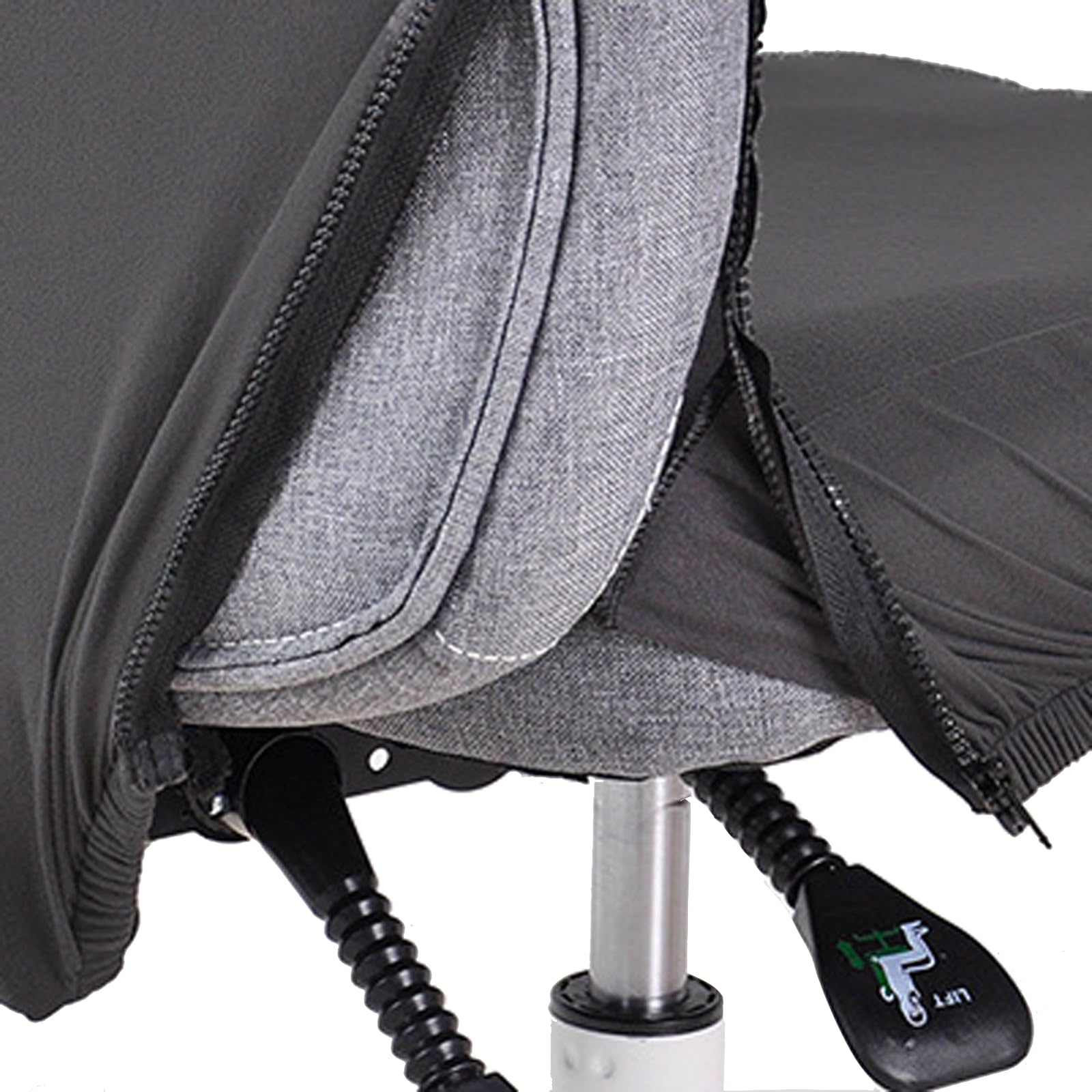 Coprisedia Elasticizzato Per Ufficio - Fodera Lavabile Universale Per Sedie Girevoli - Foto 3