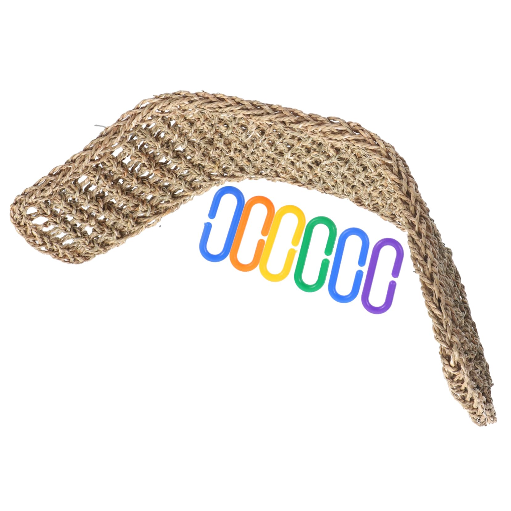Kisangel Percha Colgante para Pájaros Juguete Trepador para Loros y Periquitos Soporte De Hamaca para Pájaros para Jaulas De Aves y Juguetes Colgantes Decorativos