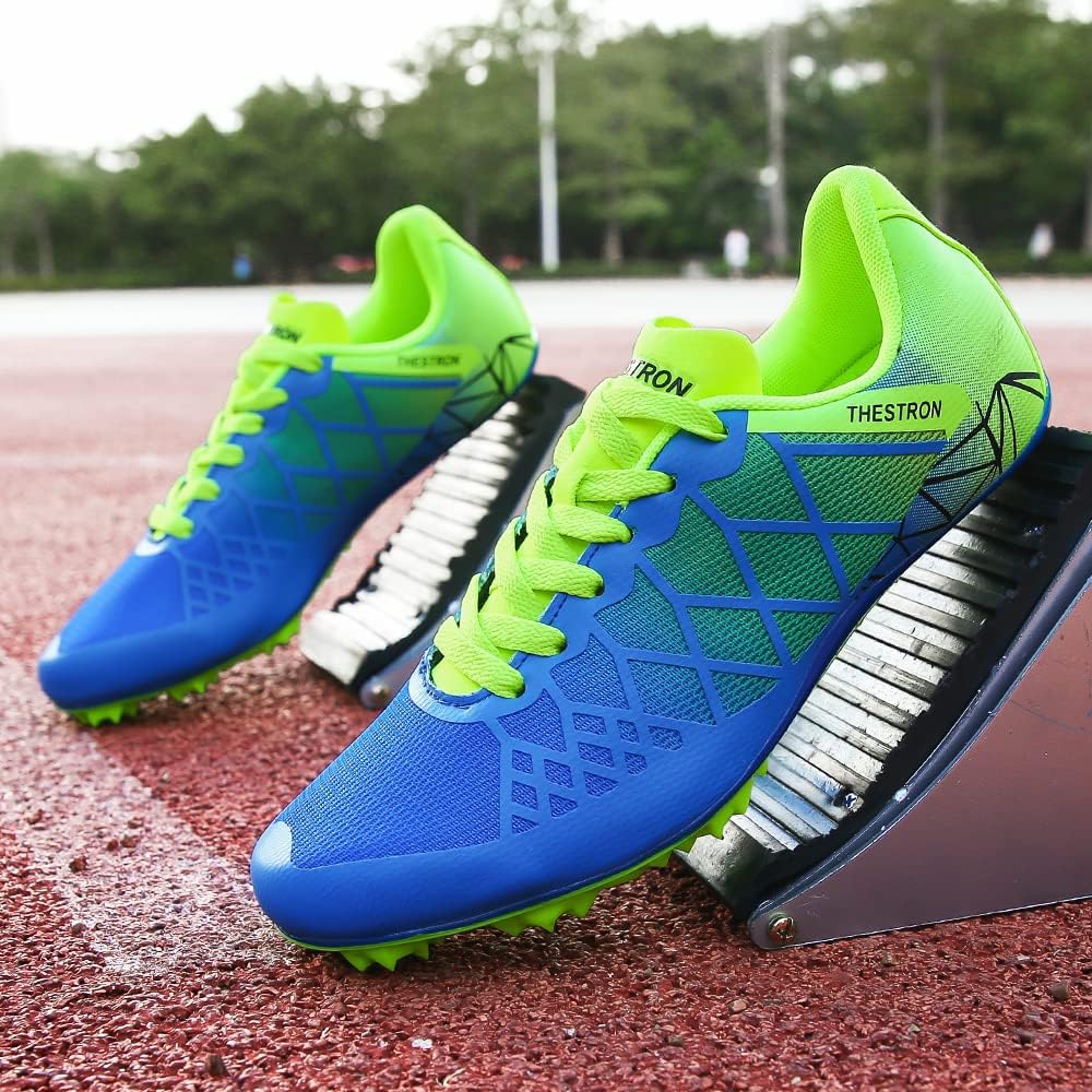 THESTRON Professional Spikes Track & Field Shoes for Men Women Kids Breathable Racing Jumping Sprint Running Sneakers - Image 3