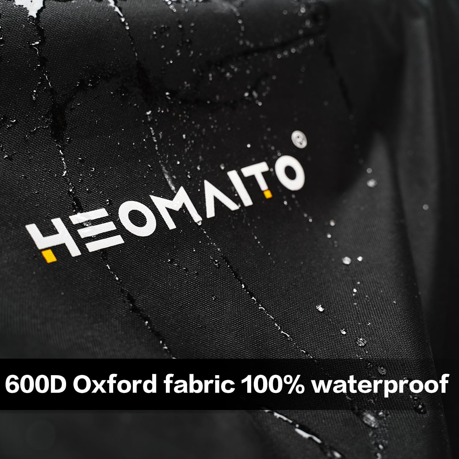 Generator Cover Heavy Duty Waterproof 26" Portable Generator Protection Cover 600D Universal for Most 3000-5000 Watt Portable Generators, 26”L x 20”W x 20”H Black