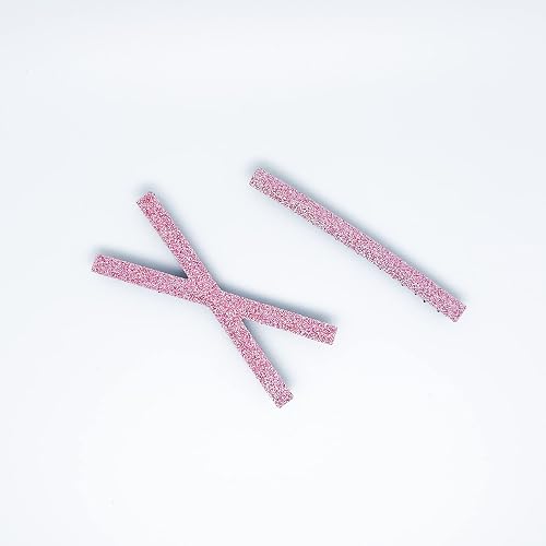 KAMIPITA Glitzerndes extrafeines Beinverheddern und Kreuz (X), glitzerndes Mater