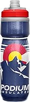 Vista 23 de CamelBak Podium Chill - Botella de agua con aislamiento para bicicleta, botella para apretar, 21 onzas, edición de carreras