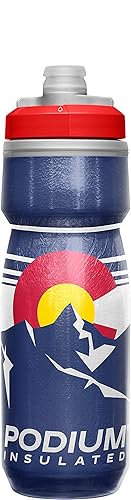 CamelBak Podium Chill Bike Insulated Squeeze Water Bottle Colorado, 21oz