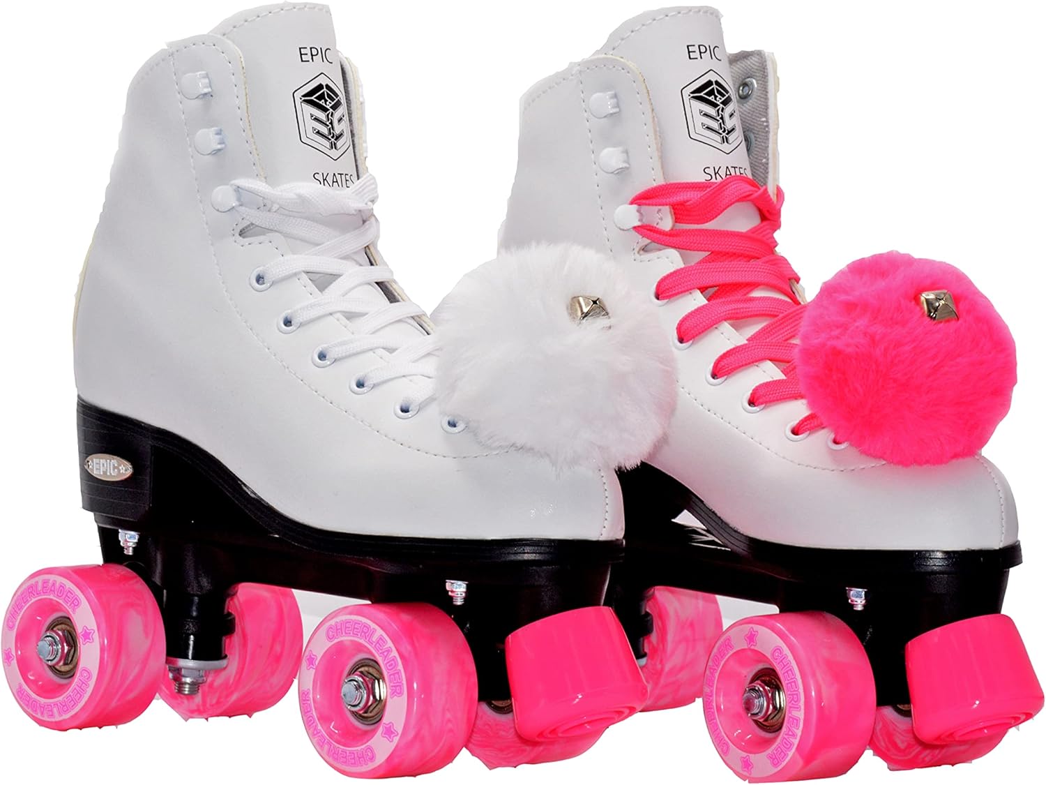 Epic Cheerleader High-Top Quad Roller Skates & Bag Bundle