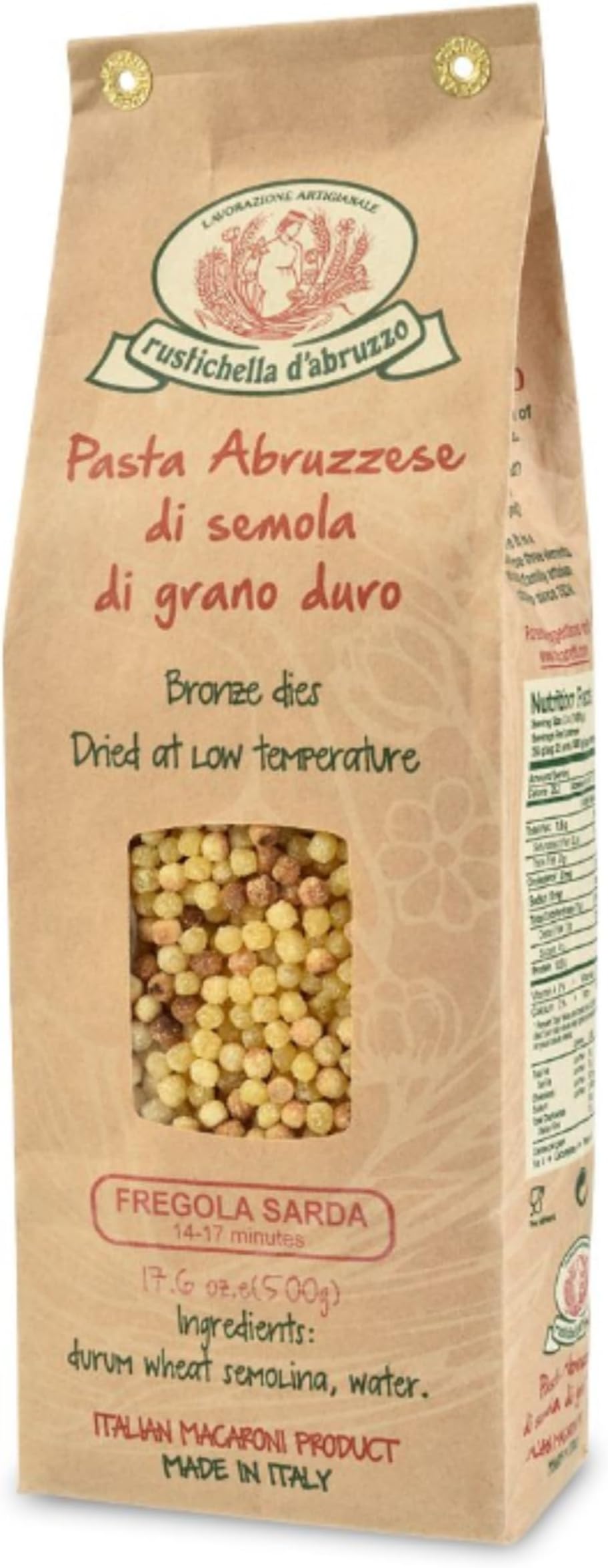 Rustichella D' Abruzzo Fregola Sarda 17.5 oz.