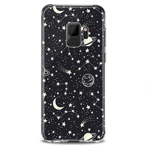 Miniatura 9 de Funda compatible con Samsung S24 S23 S22 Plus S21 FE Ultra S20+ S10 Note 20 S10e S9 Art Pattern Stars Galaxy Art Design Print Planets Clear